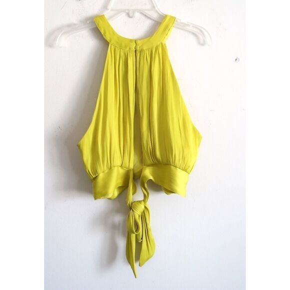 DO+BE Lime Green Halter Top - Size Small - Picture 4 of 9